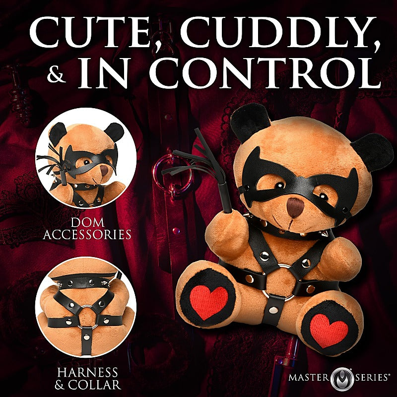 Premium Dom Teddy Bear Plushy by XR Brands - Party Gifts and Novelties