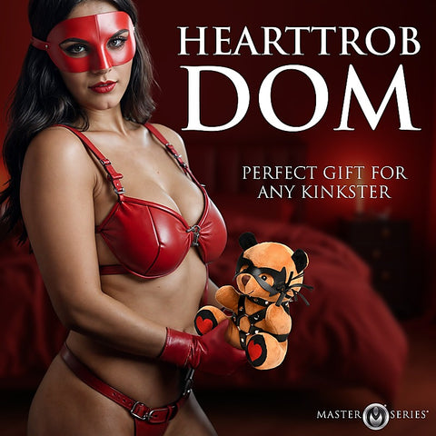 Premium Dom Teddy Bear Plushy by XR Brands - Party Gifts and Novelties