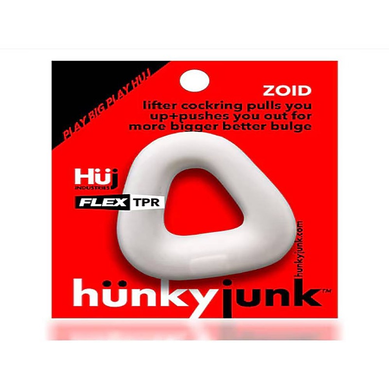 Zoid Trapezoid Lifter Stretchy Cock Ring by Hunkyjunk - Stretchy Cock Rings