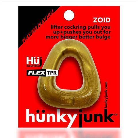 Zoid Trapezoid Lifter Stretchy Cock Ring by Hunkyjunk - Stretchy Cock Rings