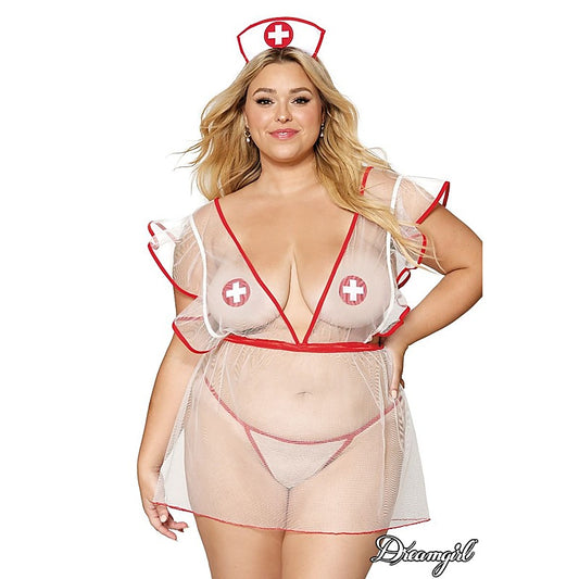 Dreamgirl Lingerie Nurse Me Good Sexy Womens Costume Queen - Fancy Dress Ups