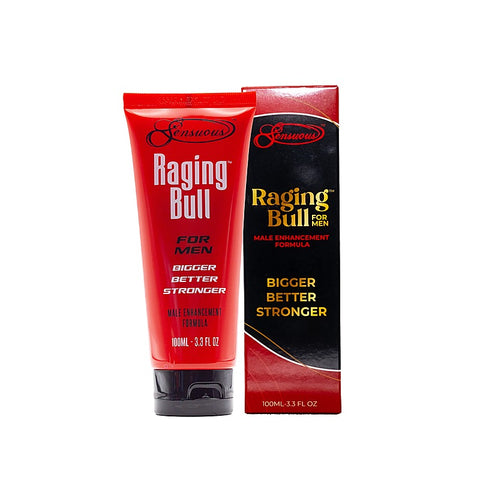 Sensuous Raging Bull Male Penis Enhancement Cream 100ml - Delay and Excite Sprays