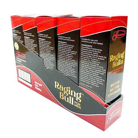 Sensuous Raging Bull Male Penis Enhancement Cream 100ml - Delay and Excite Sprays