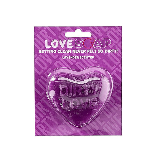 Shots Toys Dirty Love Heart Soap Lavender Scented Bar