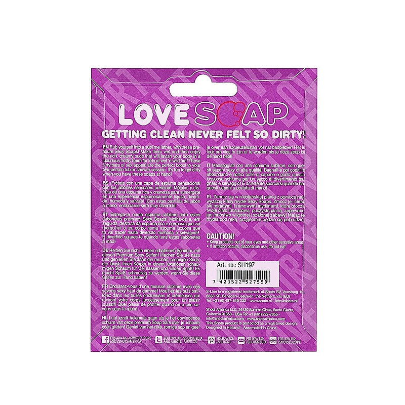 Dirty Love Heart Soap by Shots Toys - Party Gifts and Novelties