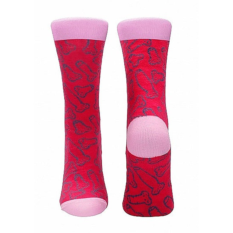 Cocky Print Sexy Socks by Shots Toys - Party Gifts and Novelties