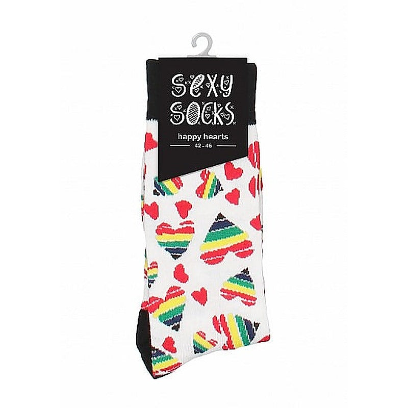 Happy Hearts Novelty Socks by Shots Toys - Party Gifts and Novelties
