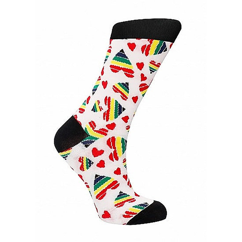 Happy Hearts Novelty Socks by Shots Toys - Party Gifts and Novelties