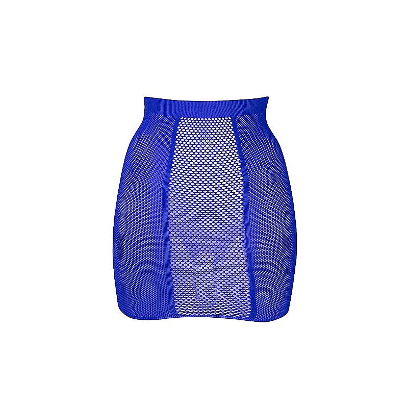 Shots Toys High Waist Sexy Fishnet Skirt One Size - Fishnet and Thigh Highs