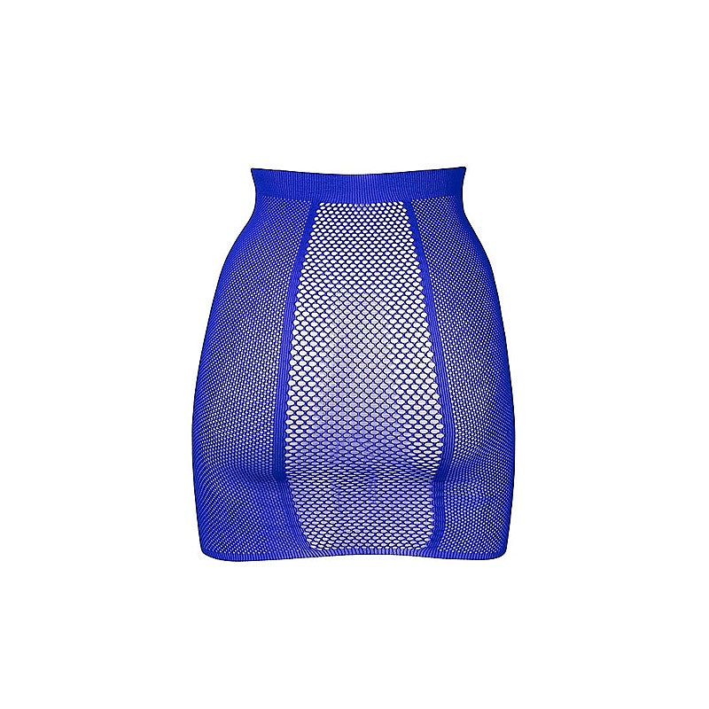 Shots Toys High Waist Sexy Fishnet Skirt One Size - Fishnet and Thigh Highs
