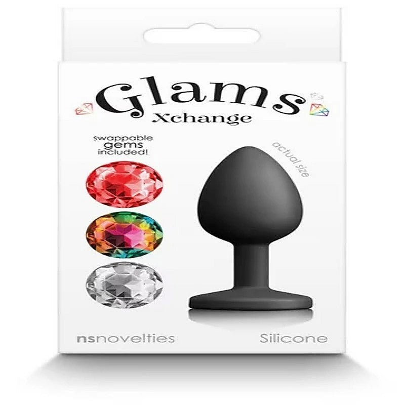 Glams Xchange Round Shape Anal Plug by NS Novelties - Butt Plugs