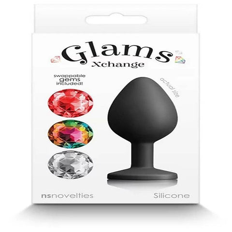 Glams Xchange Round Shape Anal Plug by NS Novelties - Butt Plugs
