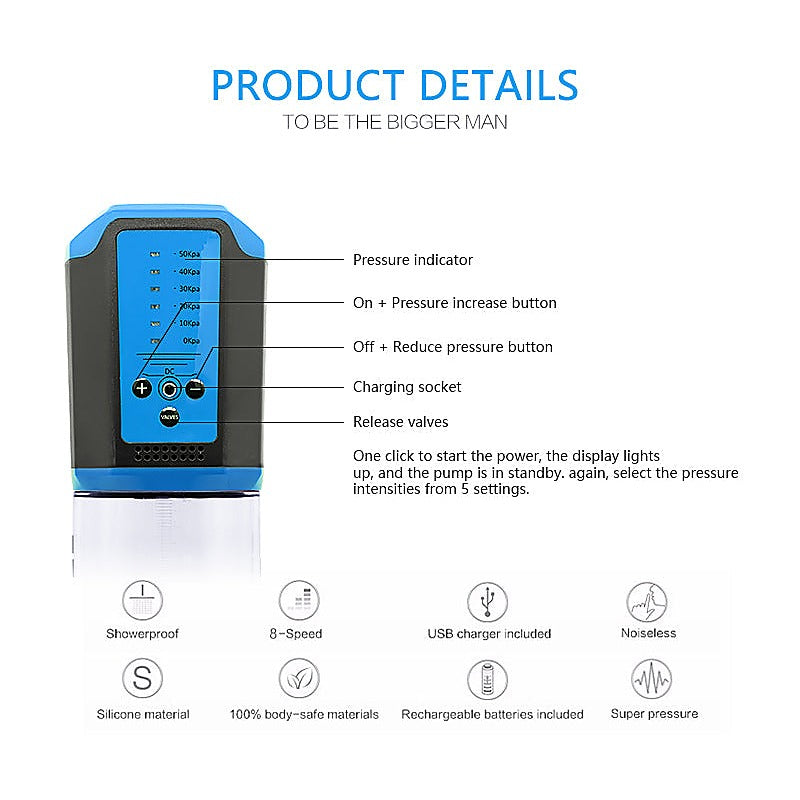 Shenzhen Canwin MEN Intelligent Automatic Penis Pump - Penis Pumps And Stretchers