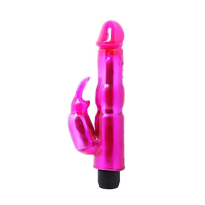 Baile Solid Jelly Feel Multi Function Rabbit Vibrator - Rabbit Vibrators