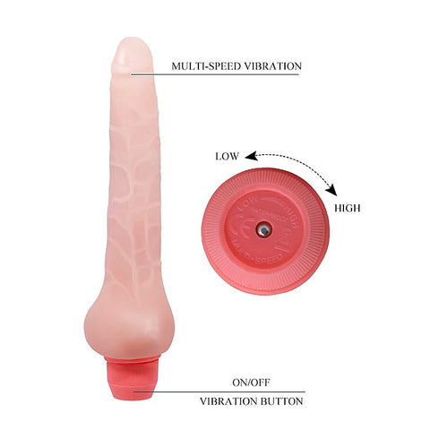 Flexi Vine Sensual Spine Realistic Vibrating Dildo by Baile - Vibrating Dildos
