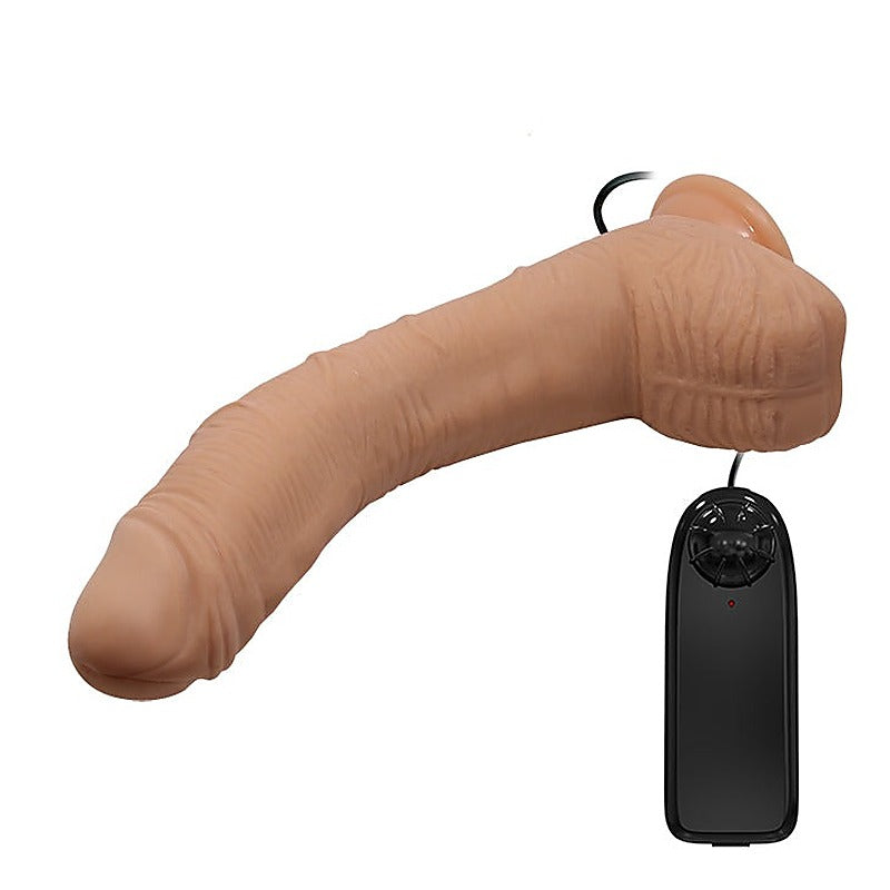 Alex 11 Inches Vibrating G Spot Curved Dildo by Baile - Vibrating Dildos