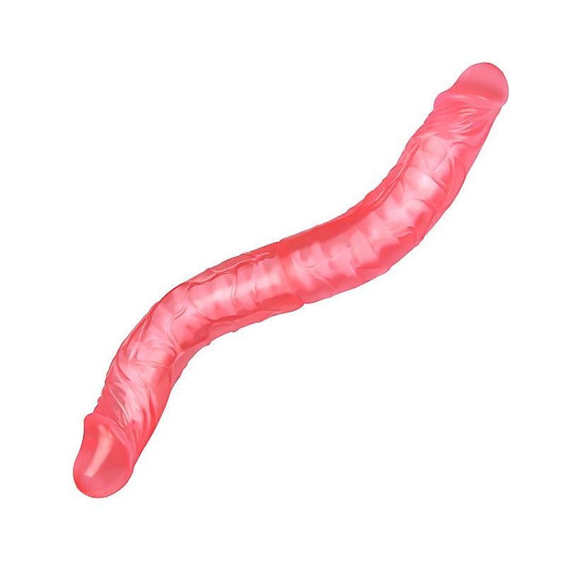 Baile Bendable Realistic TPR Double Dong 14 Inches - Double Ender