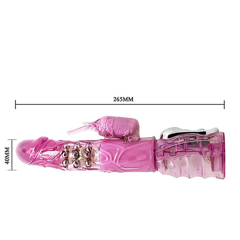 Baile Multi Functions Rabbit Ear Rotating Vibrator - Rabbit Vibrators