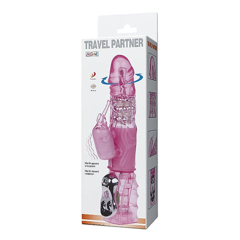 Baile Multi Functions Rabbit Ear Rotating Vibrator - Rabbit Vibrators