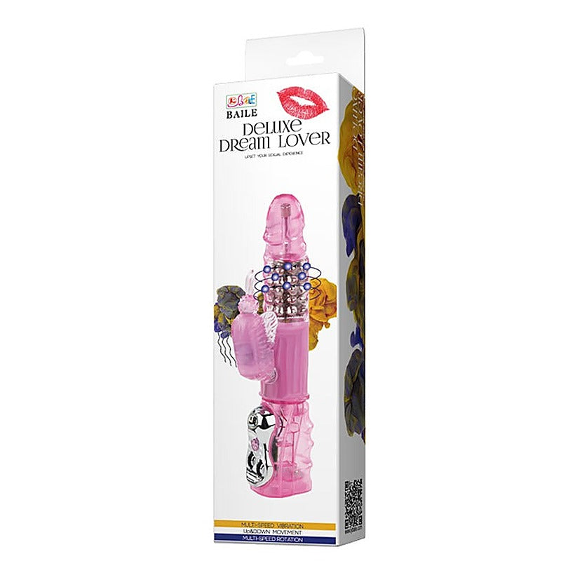 Baile Thrusting Multi Functions Classic Rabbit Vibrator - Rabbit Vibrators