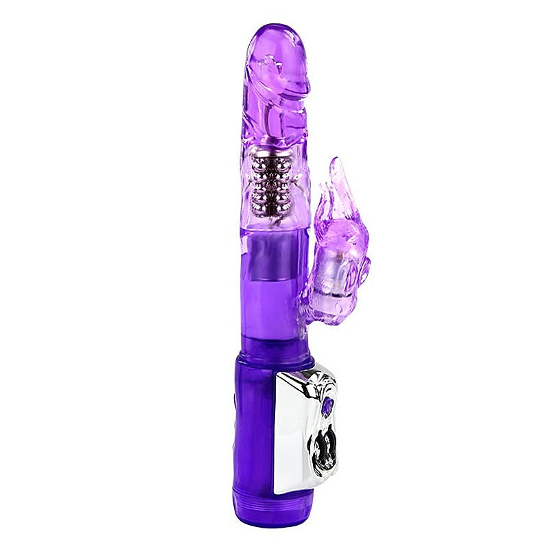 Baile Beaded and Bulbous Shaft Rabbit Massager - Rabbit Vibrators