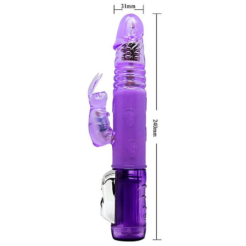 Baile Vibrating Rotating and Thrusting Rabbit Vibrator - Rabbit Vibrators