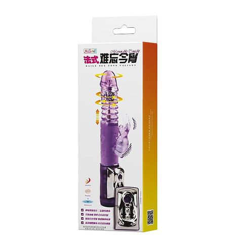 Baile Vibrating Rotating and Thrusting Rabbit Vibrator - Rabbit Vibrators