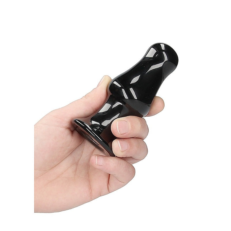 Shots Missy Glass Vibrator With Suction Cup and Remote - Glass Sex Toys