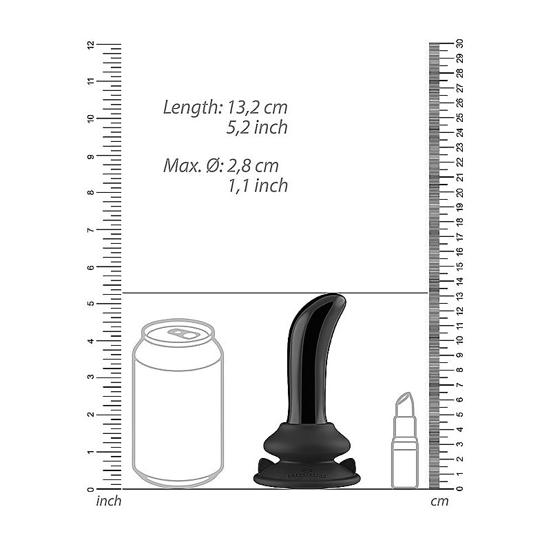 Shots Prickly Rechargeable 10 Functions Glass Vibrator - Glass Sex Toys