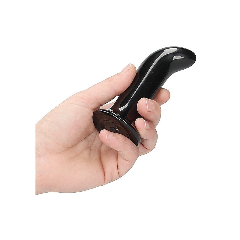 Shots Prickly Rechargeable 10 Functions Glass Vibrator - Glass Sex Toys