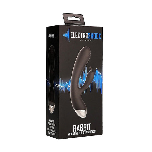 Shots Toys Electro Shock Rabbit Shape Multi Speed Vibrator - Rabbit Vibrators