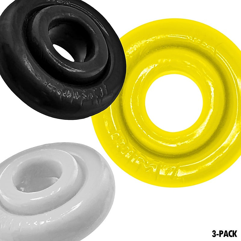 Oxballs Rimringz Multi Size 3 Pack Cock Rings - Cock Ring Sets