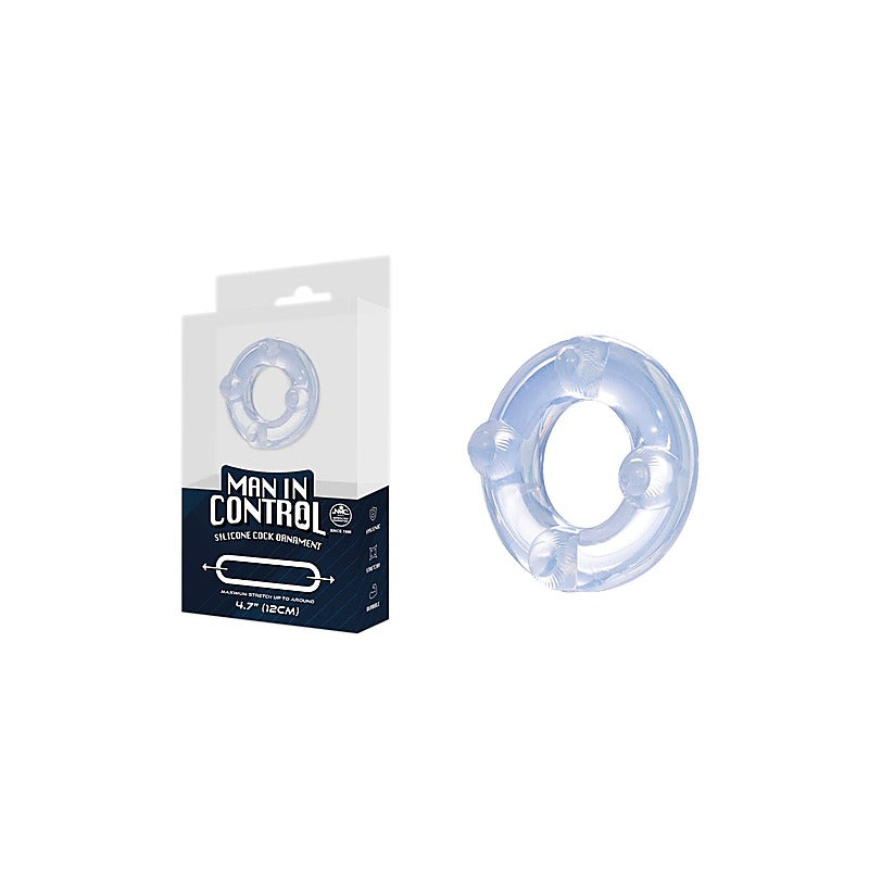 Man In Control Silicone Cock Ring by Oxballs - Cock Rings