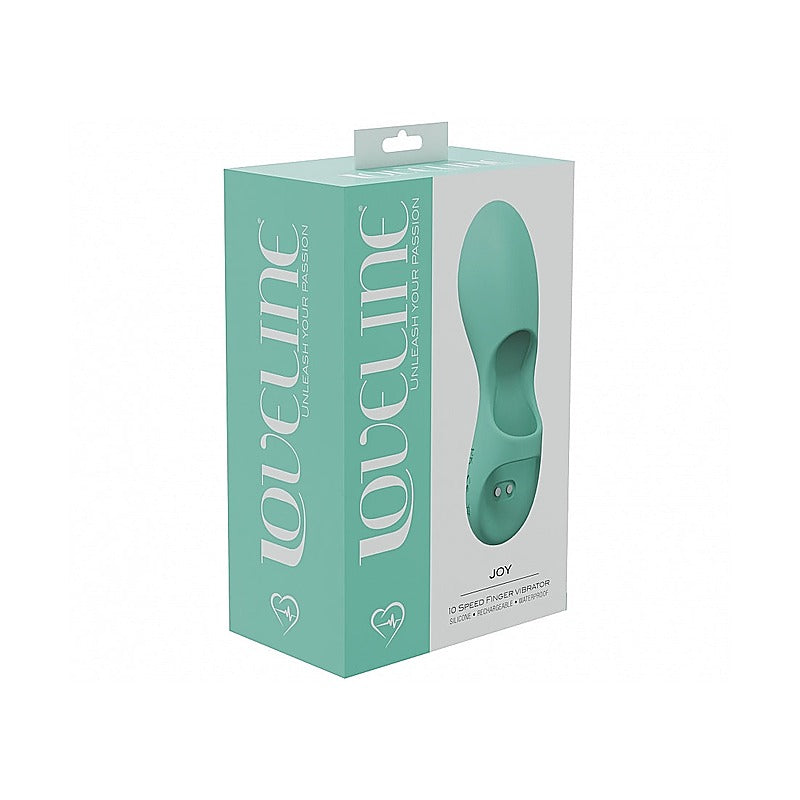 LoveLine Joy 10 Speed Silicone Finger Vibrator by Shots Toys - Finger and Tongue Vibrators