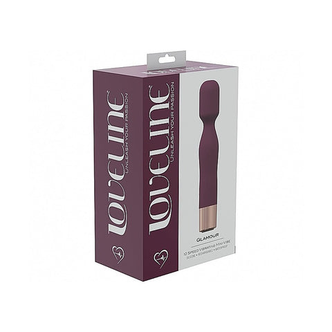 Shots LoveLine Glamour 10 Speed Mini Body Wand Massager - Body Wands