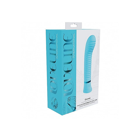 Loveline Divine 10 Functions Ribbed G-spot Vibrator - G-Spot Vibrators