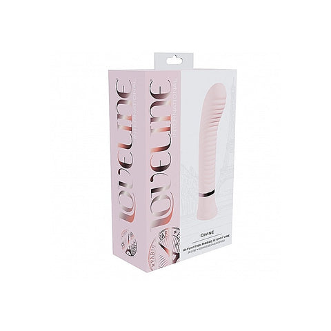 Loveline Divine 10 Functions Ribbed G-spot Vibrator - G-Spot Vibrators