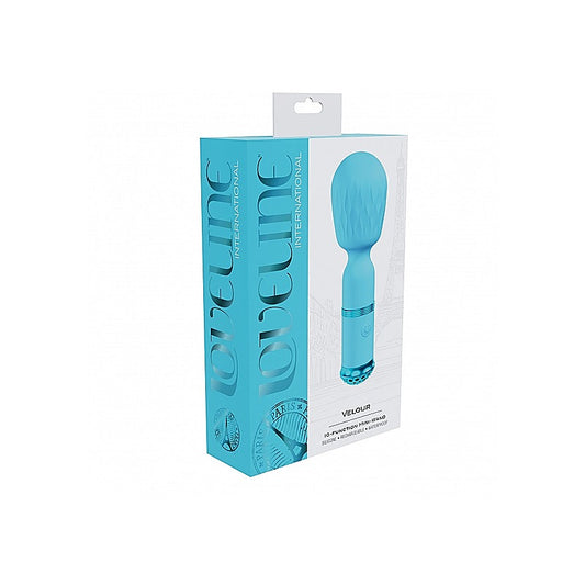 Shots Loveline Velour 10 Functions MIni-Wand Massager - Body Wands