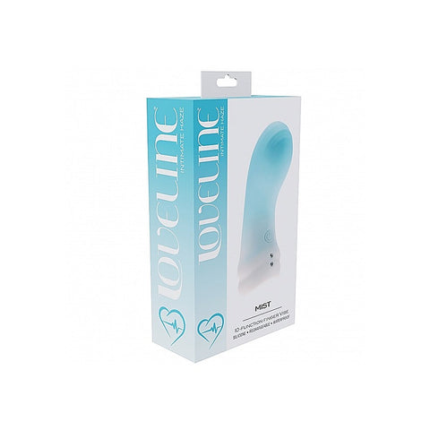 Loveline Mist 10 Functions Silicone Finger Vibe - Finger and Tongue Vibrators
