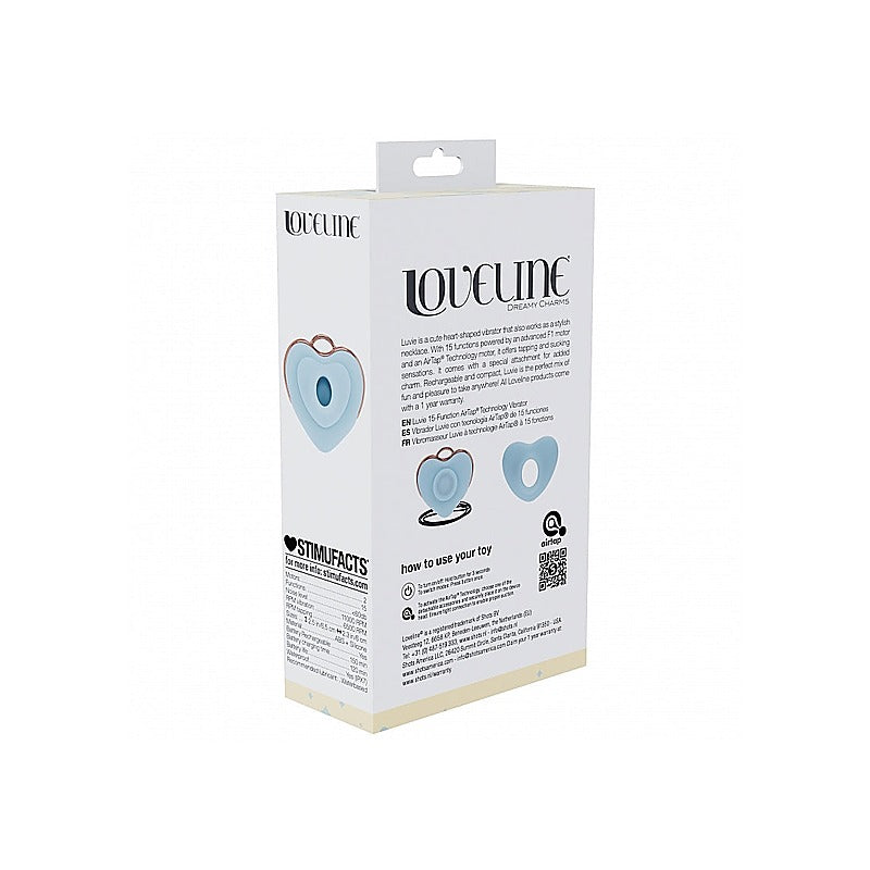 Luvie AirTapTech 10 Speed Clitoral Vibrator by Shots Toys - Clit Ticklers and Pulsators
