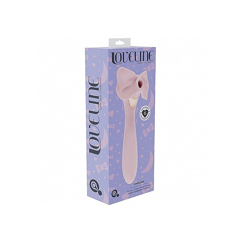 Loveline Darling AirTapTech 10 Speed Clitoral Massager - Clit Ticklers and Pulsators