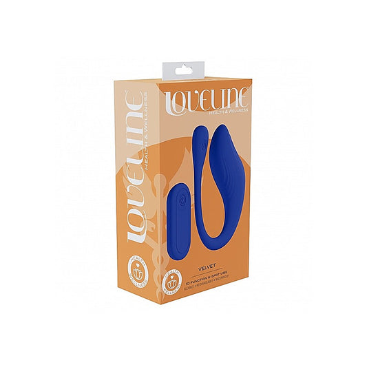 Shots Loveline 10 Function Velvet G-Spot Massager - G-Spot Vibrators