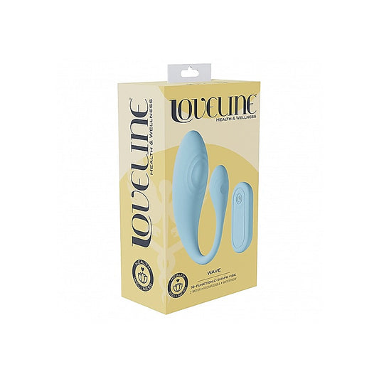 Shots Loveline Wave C-Shape 10 Function G Spot Massager - G-Spot Vibrators