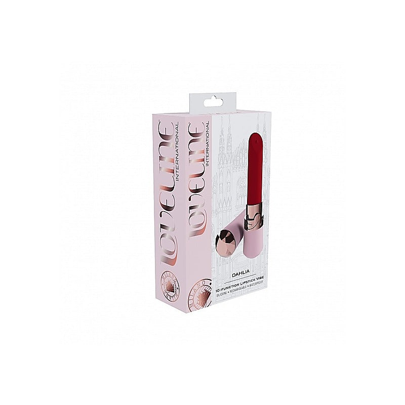 Shots Loveline Dahlia 10 Function Lipstick Vibrator - Personal Massagers