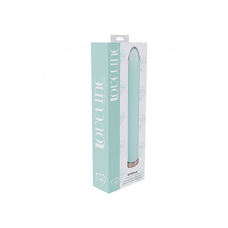 Shots Loveline Sparkle Rechargeable Glass Bullet Vibrator - Glass Sex Toys