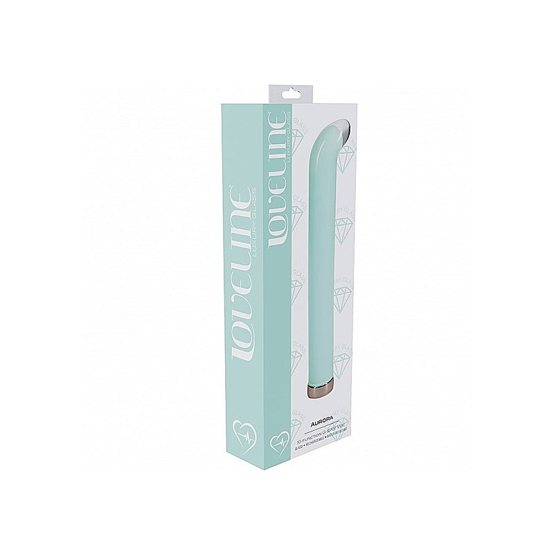 Shots Loveline Aurora Rechargeable Glass G-Spot Vibrator - Glass Sex Toys