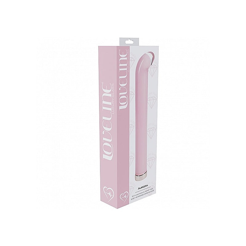 Shots Loveline Aurora Rechargeable Glass G-Spot Vibrator - Glass Sex Toys