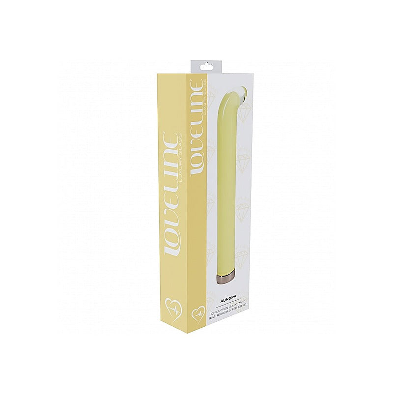 Shots Loveline Aurora Rechargeable Glass G-Spot Vibrator - Glass Sex Toys