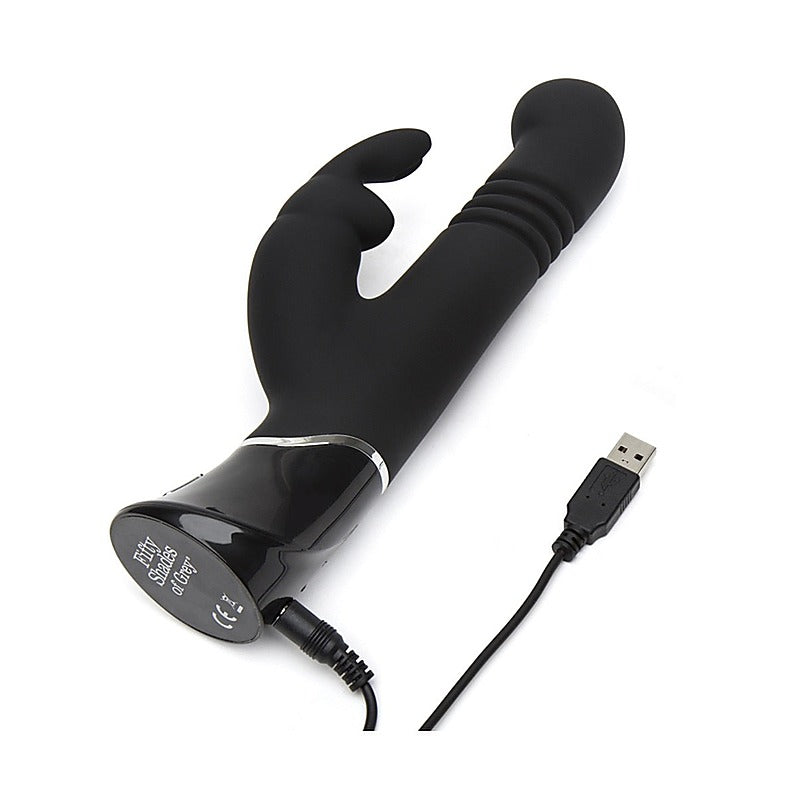Fifty Shades of Grey Greedy Girl Thrusting G-Spot Rabbit Vibe - Rabbit Vibrators