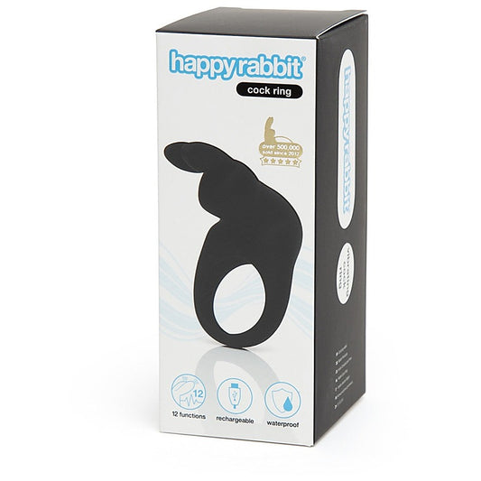 Love Honey Happy Rabbit Rechargeable Rabbit Cock Ring - Vibrating Cock Rings
